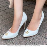 【スムースホワイト】 | JBモチーフパンプス [ポインテッドトゥ ハイヒール シューズ 靴] | JULIA BOUTIQUE