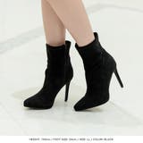 【ブラック】 | ポインテッドトゥショートブーツ | JULIA BOUTIQUE