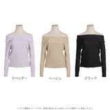 オフショルダーリブニットトップス | JULIA BOUTIQUE | 詳細画像2