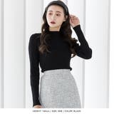 ハイネック長袖リブニットトップス | JULIA BOUTIQUE | 詳細画像4