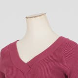 ワイドVネックリブニットトップス | JULIA BOUTIQUE | 詳細画像22