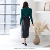 スリット入りフェイクレザータイトスカート | JULIA BOUTIQUE | 詳細画像6