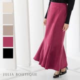 ハイウエストフェイクスエードマーメイドスカート | JULIA BOUTIQUE | 詳細画像1