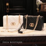 キルティングフラップチェーンショルダーバッグ [22596 ミニバッグ | JULIA BOUTIQUE | 詳細画像1