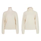 【オフホワイト】 | ネックが選べるシャギータッチニットトップス | JULIA BOUTIQUE