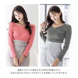 前後2WAYネックパーソナルカラーリブニットトップス [22613 レディース | JULIA BOUTIQUE | 詳細画像10 