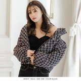 JBモノグラム柄中綿ダウン風ショートジャケット [22614 ショートコート | JULIA BOUTIQUE | 詳細画像4 