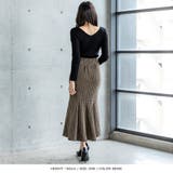 千鳥格子柄ハイウエストマーメイドスカート | JULIA BOUTIQUE | 詳細画像10