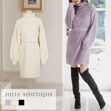 ウエストマークタートルネックニットワンピース | JULIA BOUTIQUE | 詳細画像1