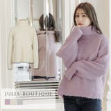 タートルネックブークレニットトップス [22644 セーター | JULIA BOUTIQUE | 詳細画像1 