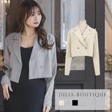 クロップドテーラードジャケット | JULIA BOUTIQUE | 詳細画像1