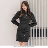 デニムミニ丈タイトワンピース | JULIA BOUTIQUE | 詳細画像4