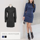 デニムミニ丈タイトワンピース | JULIA BOUTIQUE | 詳細画像1