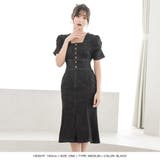 選べる2丈 パワショルデニムマーメイドワンピース | JULIA BOUTIQUE | 詳細画像10