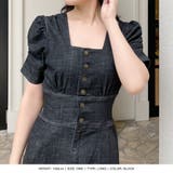 選べる2丈 パワショルデニムマーメイドワンピース | JULIA BOUTIQUE | 詳細画像15