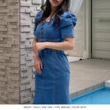 選べる2丈 パワショルデニムマーメイドワンピース | JULIA BOUTIQUE | 詳細画像19
