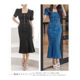 選べる2丈 パワショルデニムマーメイドワンピース | JULIA BOUTIQUE | 詳細画像7