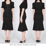 選べる2丈 パワショルデニムマーメイドワンピース | JULIA BOUTIQUE | 詳細画像26