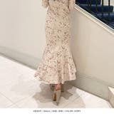 ラインフラワークロップド丈トップス+マーメイドワンピース | JULIA BOUTIQUE | 詳細画像6