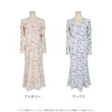 ラインフラワークロップド丈トップス+マーメイドワンピース | JULIA BOUTIQUE | 詳細画像2