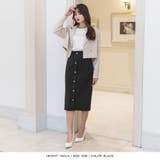 ゴールドボタンデザインタイトニットスカート | JULIA BOUTIQUE | 詳細画像5