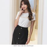 ゴールドボタンデザインタイトニットスカート | JULIA BOUTIQUE | 詳細画像6