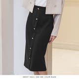 ゴールドボタンデザインタイトニットスカート | JULIA BOUTIQUE | 詳細画像7