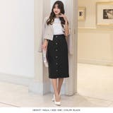 ゴールドボタンデザインタイトニットスカート | JULIA BOUTIQUE | 詳細画像8