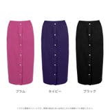 ゴールドボタンデザインタイトニットスカート | JULIA BOUTIQUE | 詳細画像2
