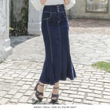 S~Lサイズ 3連ボタンハイウエストデニムマーメイドスカート | JULIA BOUTIQUE | 詳細画像8