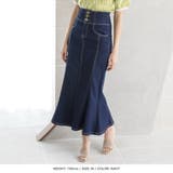 S~Lサイズ 3連ボタンハイウエストデニムマーメイドスカート | JULIA BOUTIQUE | 詳細画像14
