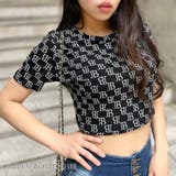 選べる2丈 JBモノグラム柄Tシャツ | JULIA BOUTIQUE | 詳細画像1