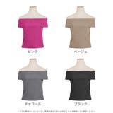 オフショルダーリブニットトップス | JULIA BOUTIQUE | 詳細画像2