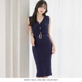 ゴールドバックルベルト付きノースリーブニットワンピース | JULIA BOUTIQUE | 詳細画像11