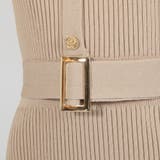 ゴールドバックルベルト付きノースリーブニットワンピース | JULIA BOUTIQUE | 詳細画像20