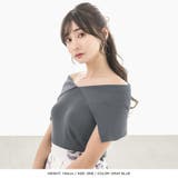 デコルテオープンノースリーブニットトップス/23063 | JULIA BOUTIQUE | 詳細画像12