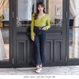 ベルスリーブVネックリブニットトップス | JULIA BOUTIQUE | 詳細画像14