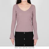 ベルスリーブVネックリブニットトップス | JULIA BOUTIQUE | 詳細画像17