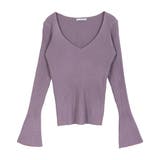 ベルスリーブVネックリブニットトップス | JULIA BOUTIQUE | 詳細画像25