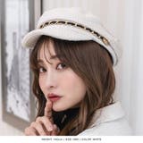 チェーン付きジュート風キャスケット  | JULIA BOUTIQUE | 詳細画像11 