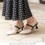 S~LLサイズ Vカットデザインヒールミュール | JULIA BOUTIQUE | 詳細画像12