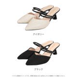 S~LLサイズ Vカットデザインヒールミュール | JULIA BOUTIQUE | 詳細画像2