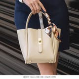 【アイボリー】 | スカーフ+ポーチ付きハンドバッグ | JULIA BOUTIQUE