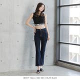 裾ロゴクロップド丈ノースリーブニットトップス | JULIA BOUTIQUE | 詳細画像5