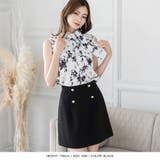 ゴールドボタン付き台形ミニスカート | JULIA BOUTIQUE | 詳細画像7