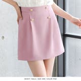 ゴールドボタン付き台形ミニスカート | JULIA BOUTIQUE | 詳細画像9