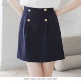ゴールドボタン付き台形ミニスカート | JULIA BOUTIQUE | 詳細画像16