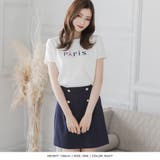 ゴールドボタン付き台形ミニスカート | JULIA BOUTIQUE | 詳細画像19