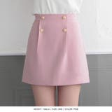 ゴールドボタン付き台形ミニスカート | JULIA BOUTIQUE | 詳細画像22