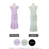 2丈から選べるボタン付きノースリーブマーメイドニットワンピース | JULIA BOUTIQUE | 詳細画像2